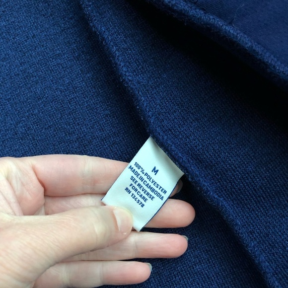 vineyard vines Men’s M Blue Heritage High-Pile Fleece SuperShep Vest - NWOT! - Picture 9 of 13